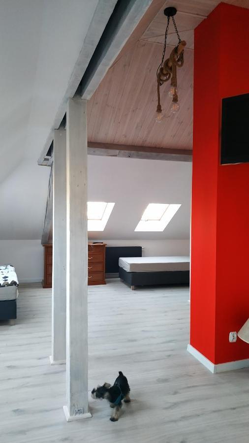 סלאופסק Apartament Witkacego Czerwony מראה חיצוני תמונה